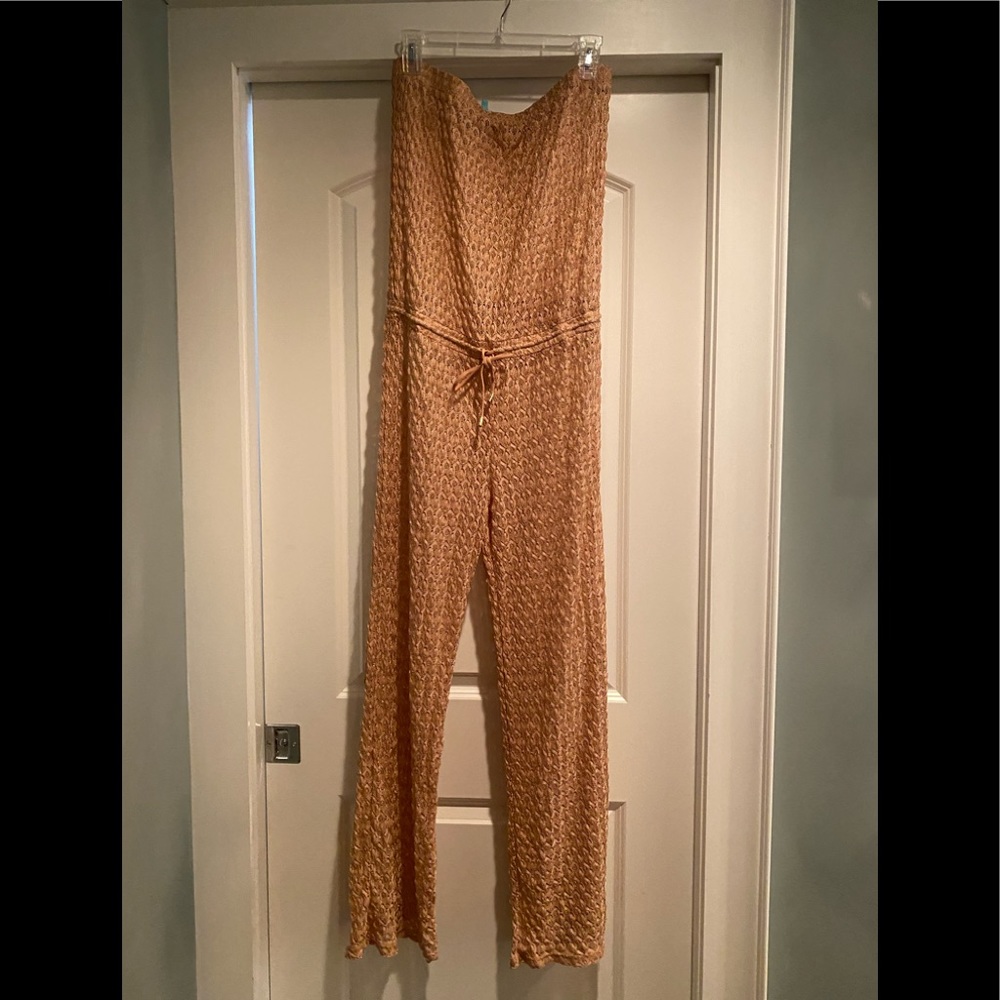 Jumpsuit swim cover up